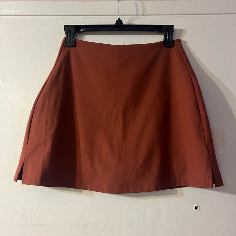 Girlfriend Collective Rust Mini Skirt - Picture 10 of 16